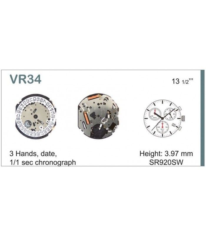 Uhrwerke, HATTORI VR34