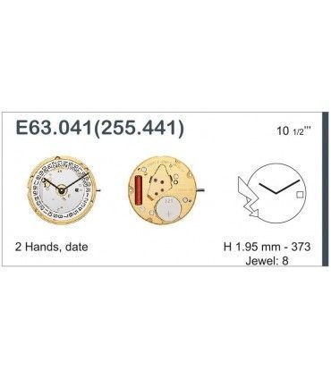 Mechanizm zegarka ETA E63.041