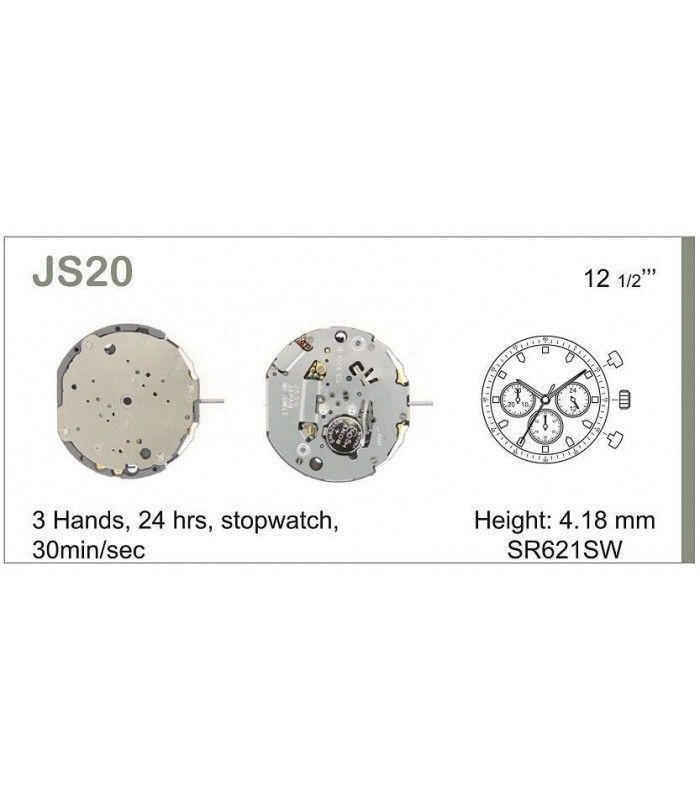 Máquina o movimiento para reloj MIYOTAJS20