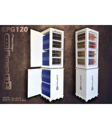 Expositor para 120 correas de reloj giratorio