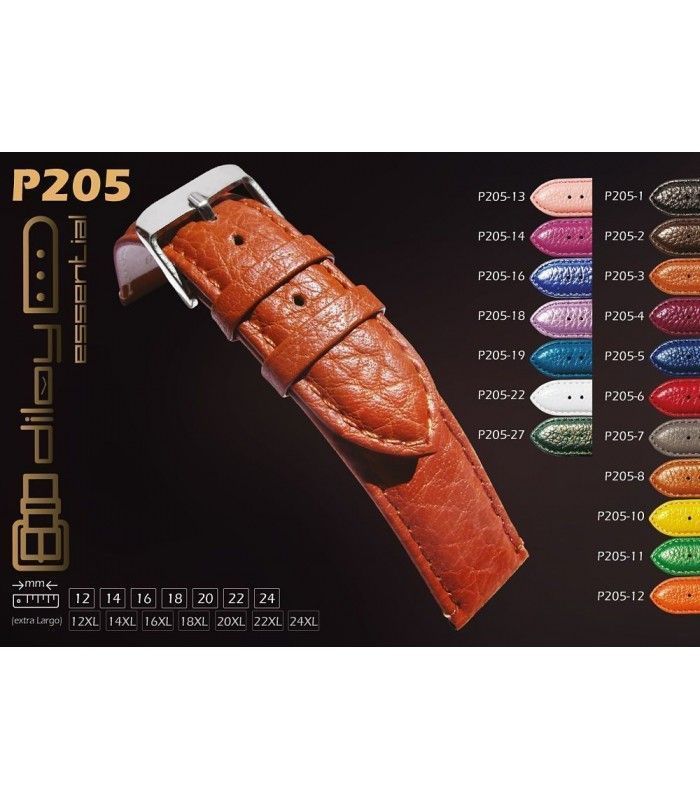 Bracelet pour montre en cuir, Diloy P205