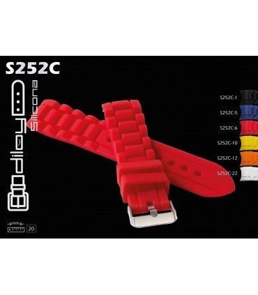 Cinturini per orologio in silicone Diloy  S252C
