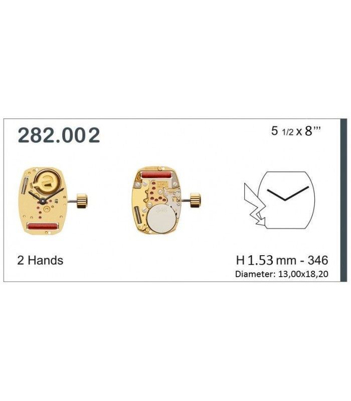 Meccanismo Orologio Ref ETA282002