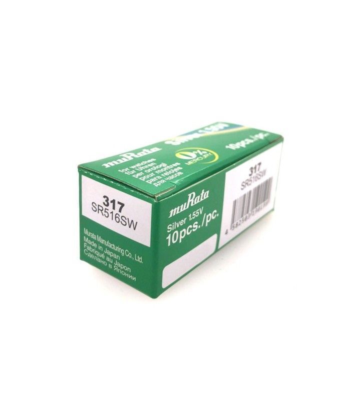 Piles de montre ou pile bouton MuRata 317