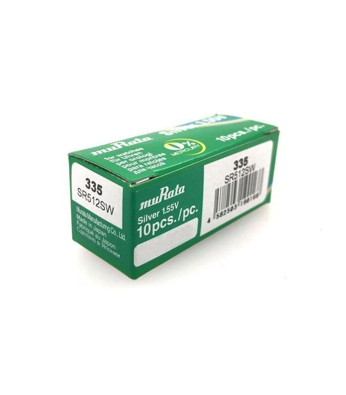Pilhas para relógio Murata 335