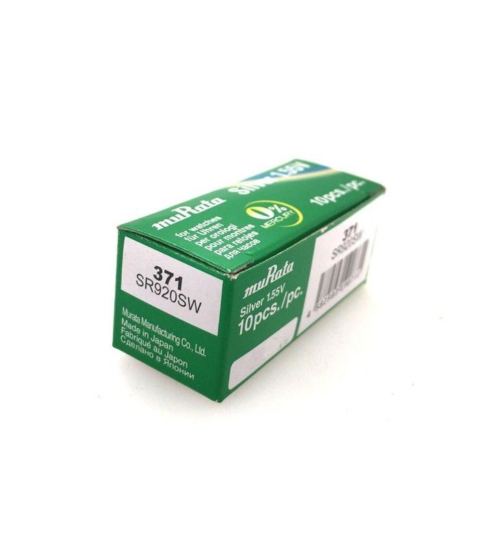 Pilhas para relógio muRata 371