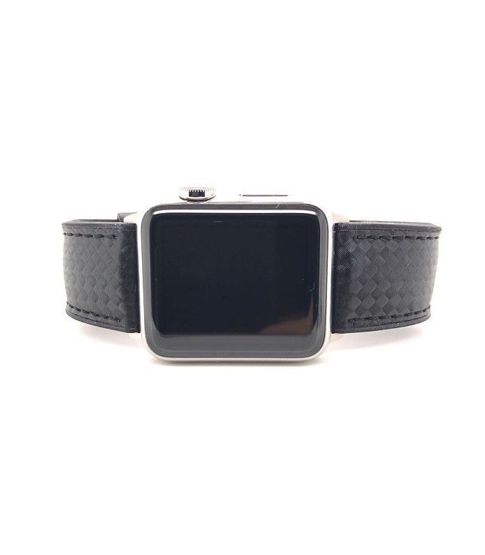 Pulseira Relogio silicone e couro Diloy Ref 400