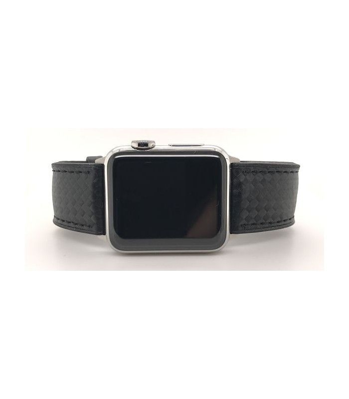 Pulseira Relogio silicone e couro Diloy Ref 400