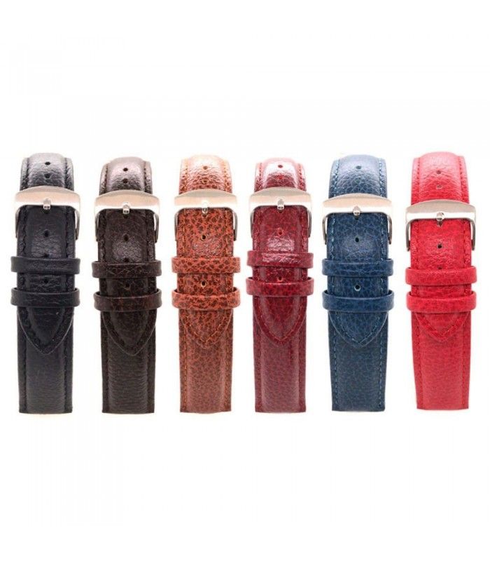 Bracelet montre cuir buffle bombé – Diloy 131