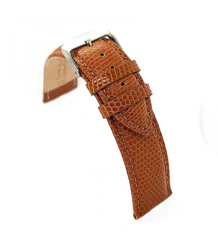 Correa de piel de lagarto genuina para reloj Diloy P331