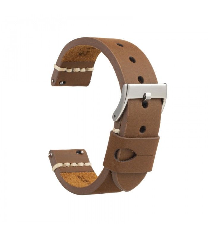 Vintage leather watch strap 392