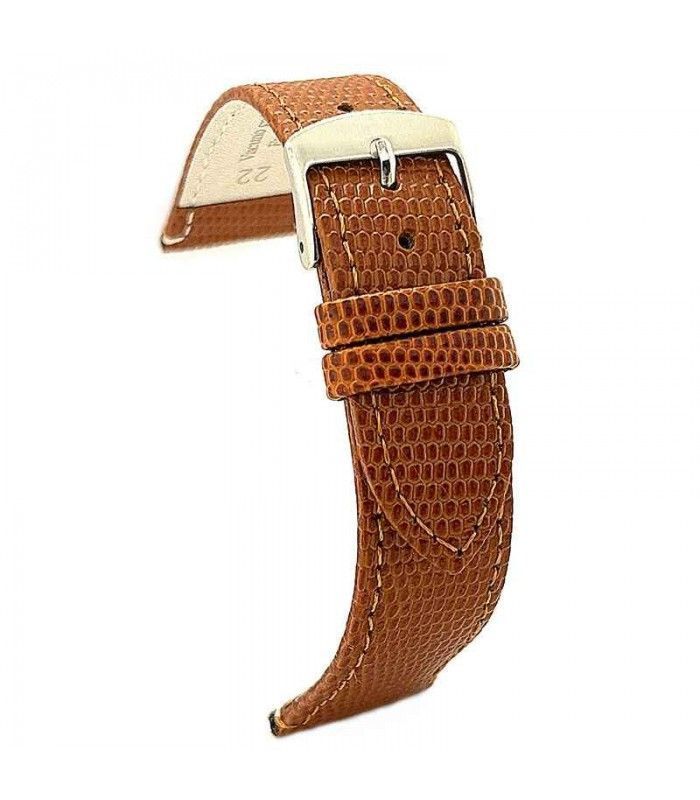 Bracelet montre cuir lézard classique confortable – Diloy 407