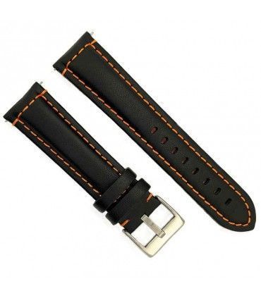 Bracelet Montre En Cuir Veau épais - Pour Chronographe Et Montres épaisses, Tailles 20mm 22mm 24mm