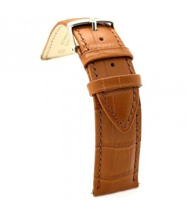 Correas de Reloj de Piel Grabado Cocodrilo. Ref 424