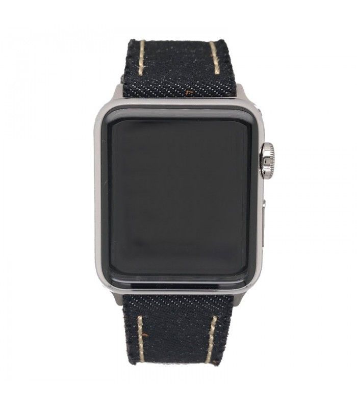 Correa para Apple Watch de tela vaquera y cuero. Diloy Ref AW390