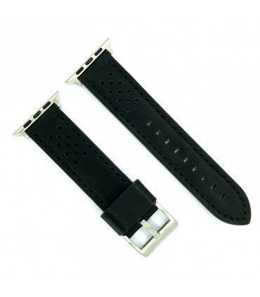 Rally or Racing leather watch straps for Apple Watch Ref AW398