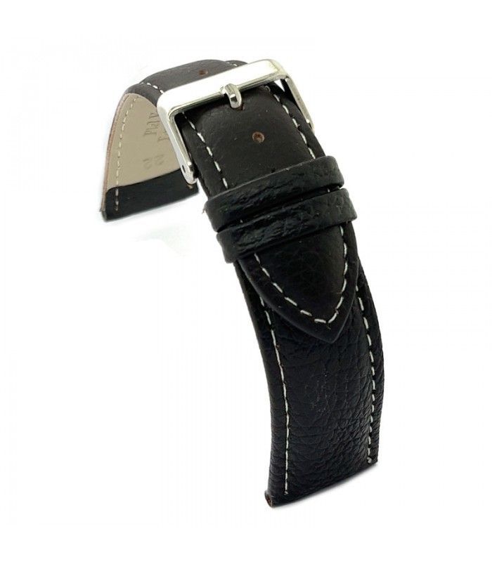 Cinturino XL pelle cucitura bianca – Diloy P206EL