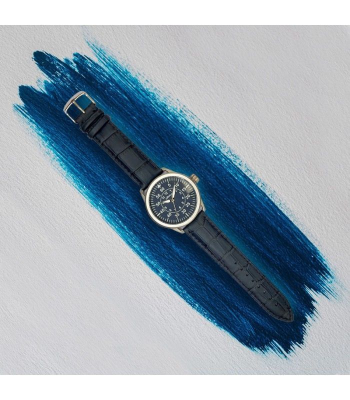 Correas de Reloj de Piel Grabado Cocodrilo. Diloy Ref 424