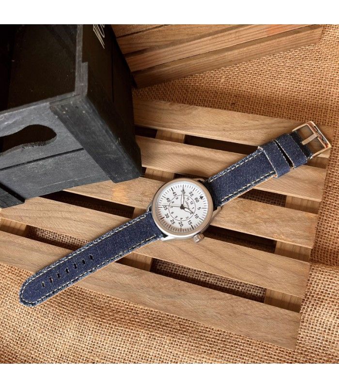 Denim fabric watch strap 18mm 20mm 22mm 24mm