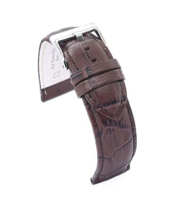 Correas de Reloj de Piel Grabado Cocodrilo. Diloy Ref 368