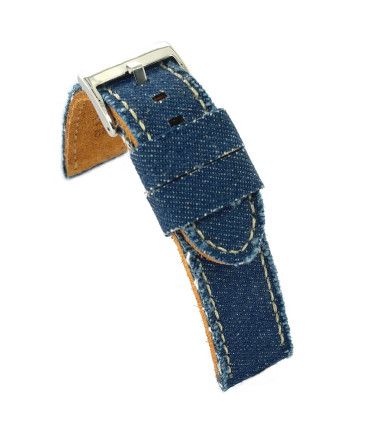 Cinturino orologio tessuto denim 18mm 20mm 22mm 24mm