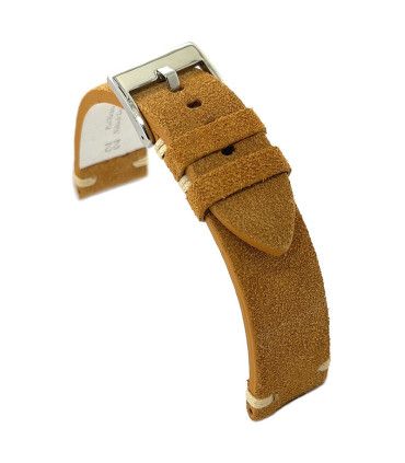 Nubuck Leather Vintage Watch Strap Handmade Diloy 417
