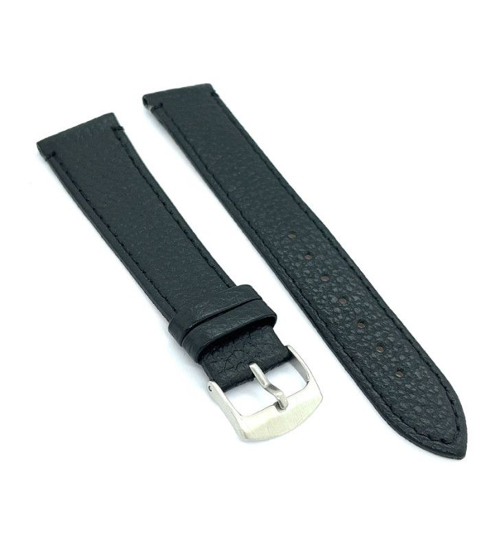 Pulseira de relógio elegante plana de couro feita com couro de búfalo gravado 8mm 10mm 12mm 14mm 16mm 18mm 20mm 22mm Ref. 86