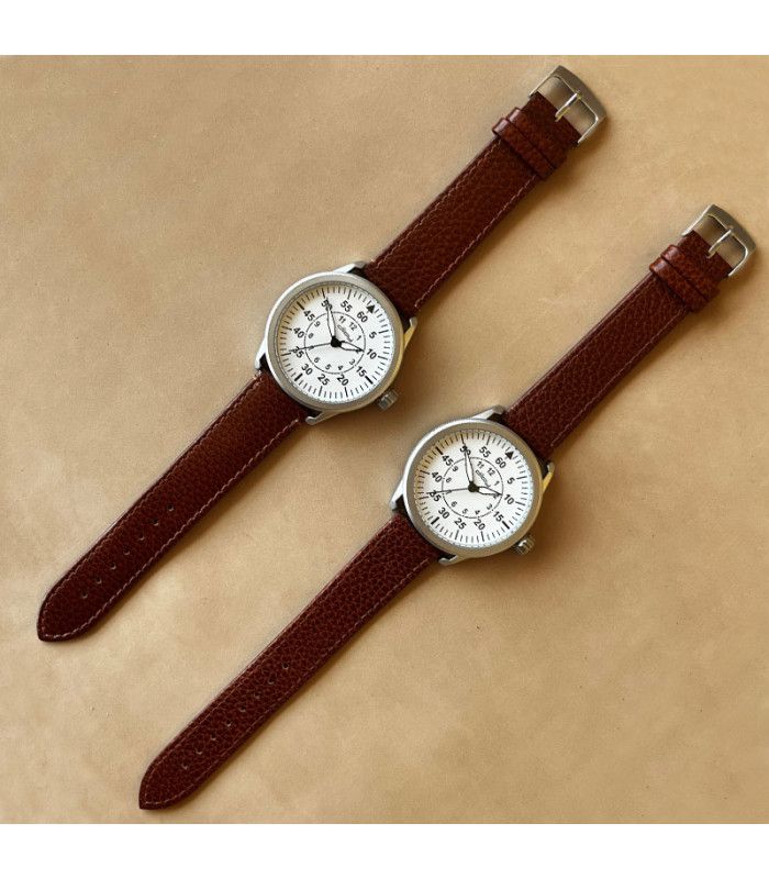 Bracelet cuir buffle plat extra long XL – Diloy 86EL