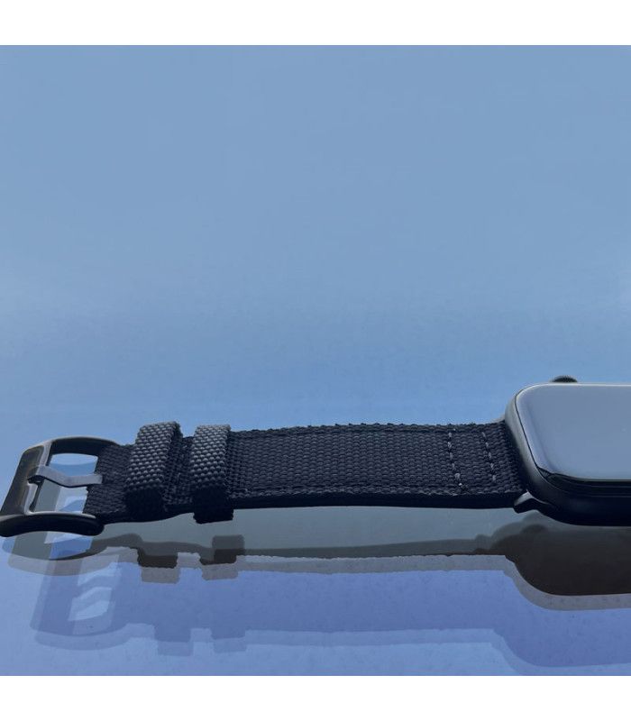 Pulseira de Couro e Kevlar compatível com Apple Watch Band Ref AW416