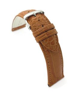 Uhrenarmband Kalbsleder Krokodilprägung klassisch – Diloy 412