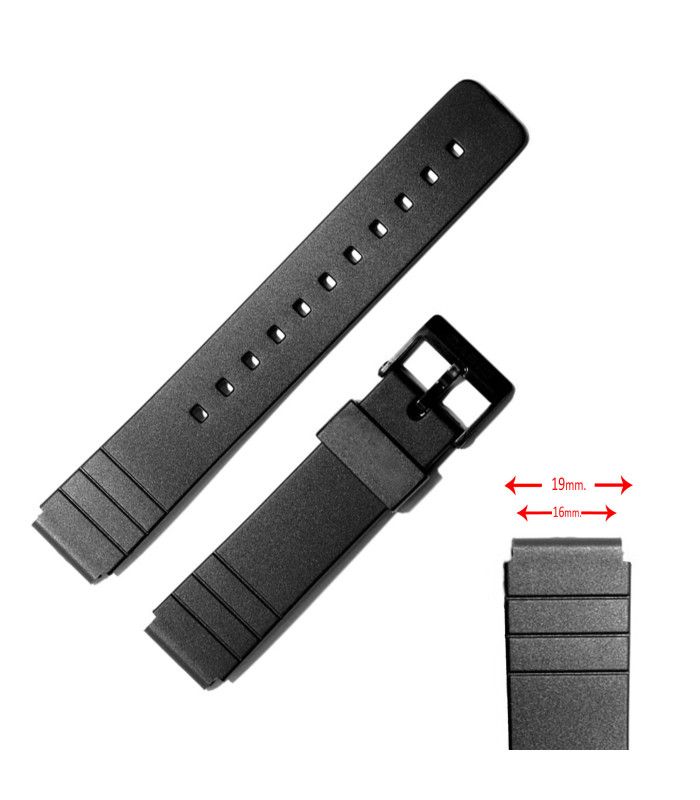 Casio Uhrenarmband Kompatibel MQ-24 MQ-104 16mm Ref 260F10