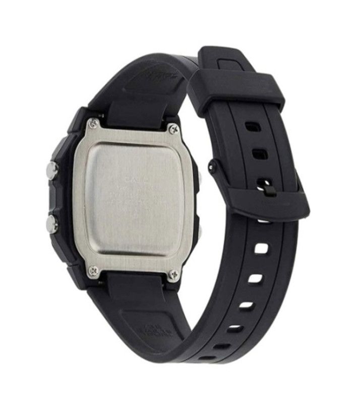 Pulseira de relógio borracha Casio compatível com W-800H Ref 738EA2 18mm 10268612