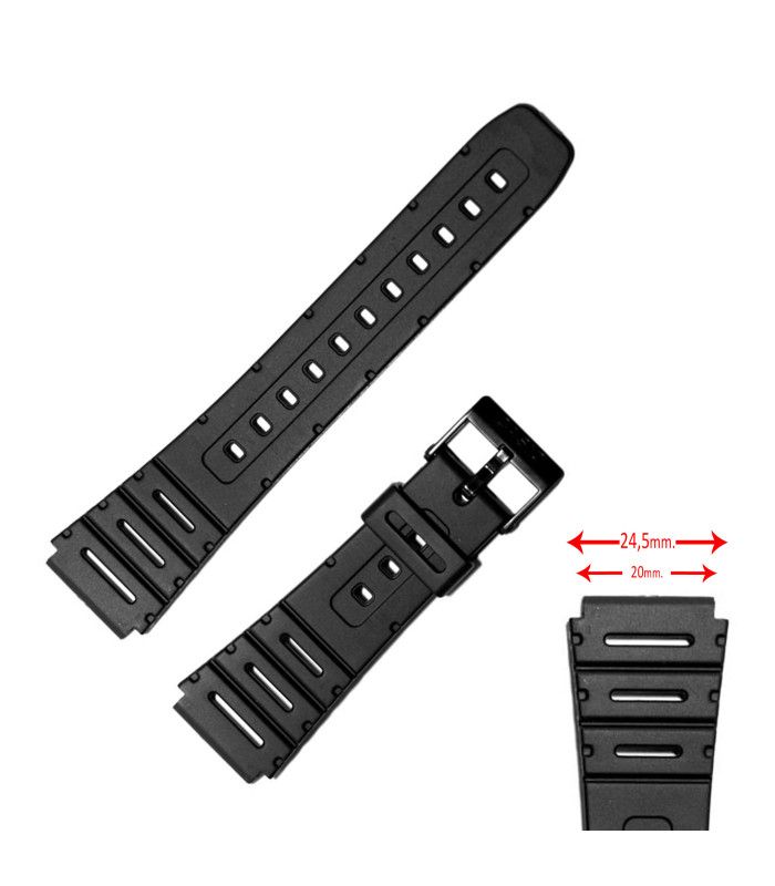 Pulseira de relógio Casio compatíve CA-53W Ref 259F1 - 71604130