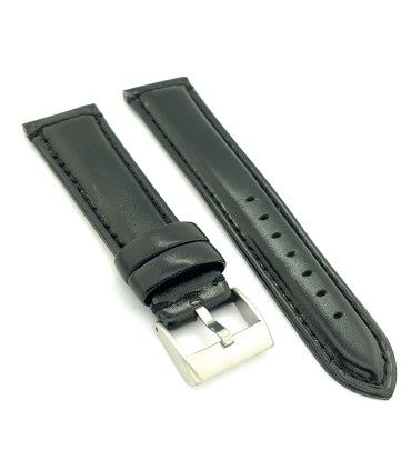 Smooth leather sports strap matching stitching – Diloy 363 - Main Image