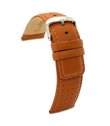 Correas de Reloj de Piel Vacuno Lisa con Agujeros. Diloy Ref. 367