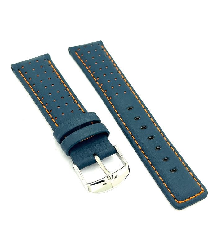 Watch Strap Perforated Leather Rally Racing Diloy 367