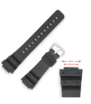 Casio Watch Strap Compatible DW-5900 DW-6100 Ref 304H5A - 10430837