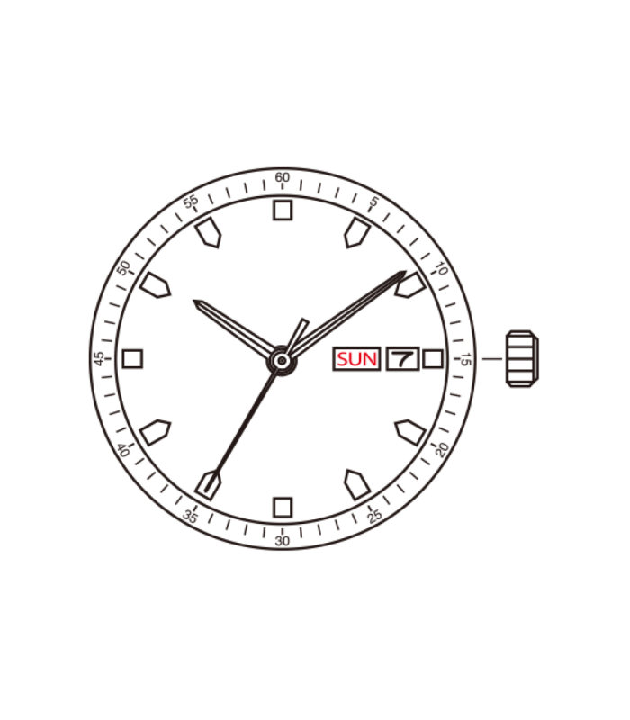 Mecanisme montre Ref MIYOTA 1S02