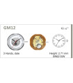 Maquinaria de reloj Ref MIYOTA GM10