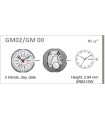 Maquinaria de reloj Ref MIYOTA GM00